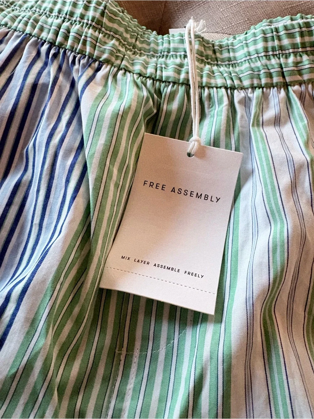 New Free Assembly ruffle shorts
